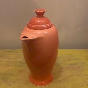 Fiestaware Persimmon Coffee Pot and Lid 4 cup Fiesta USA 1st Quality #N1